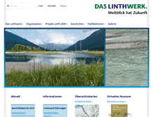 Tablet Screenshot of linthwerk.ch